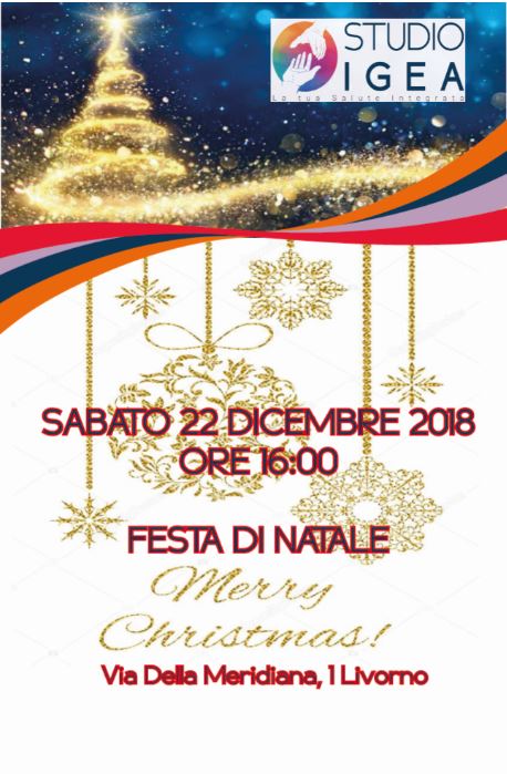 22 Dicembre – Festa Di Natale a STUDIO IGEA